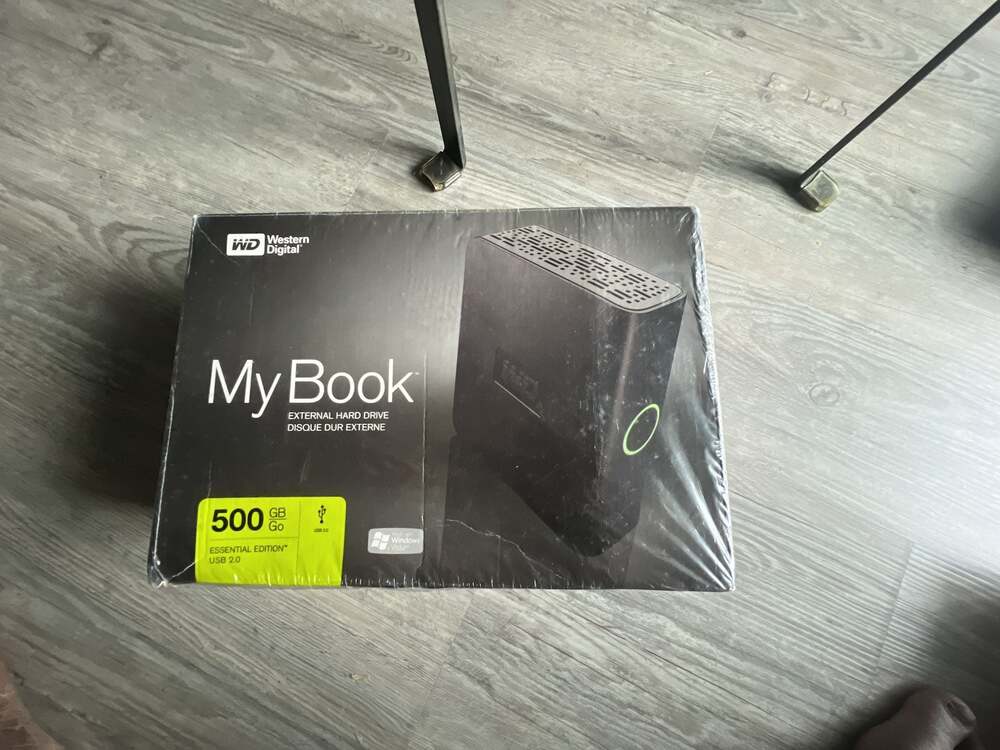 Western Digital My Book Essential Edition 500GB USB 2.0 External Hard Drive